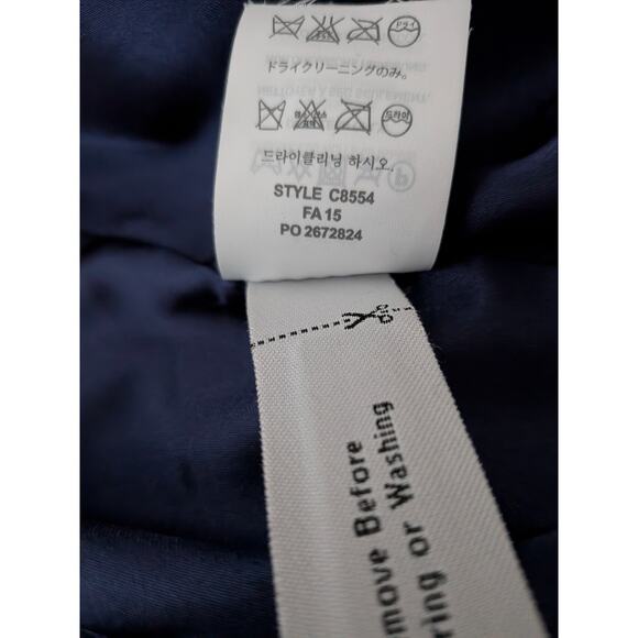 J.Crew Stadium Cloth Majesty Peacoat Blue Women’s Size 4 Style C8554 Wool Coat - Picture 5 of 6